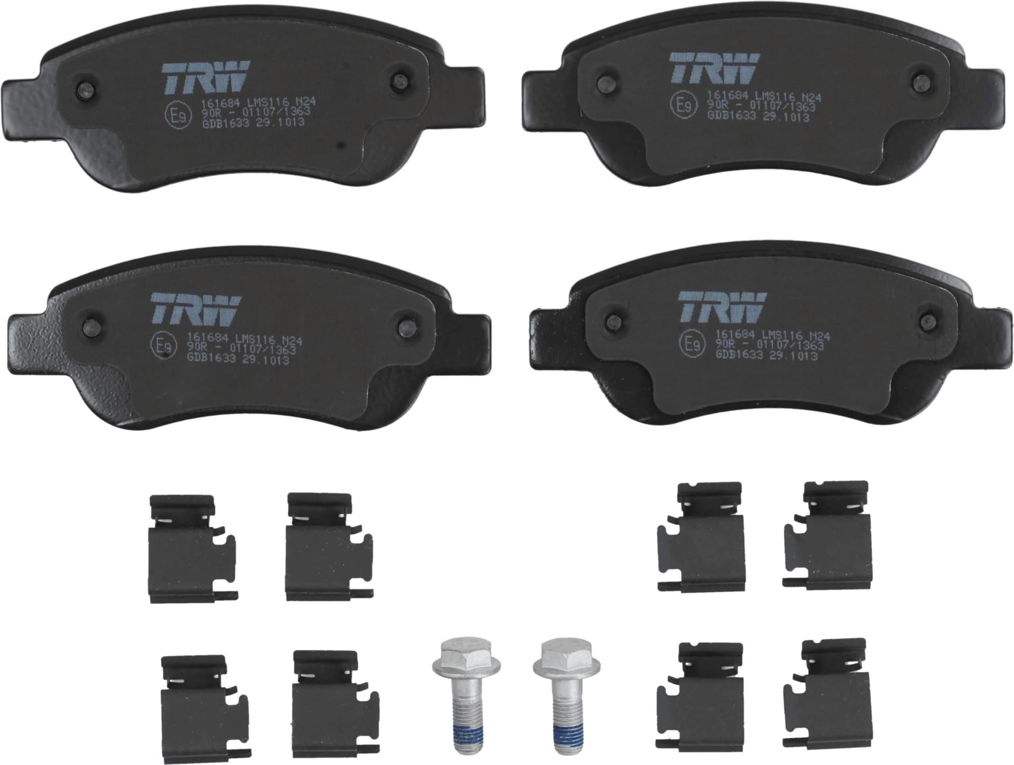 Front TRW-OE GDB1633 Brake Pad Set, disc brake for CITROËN,GEELY,GLEAGLE,JAC,PEU