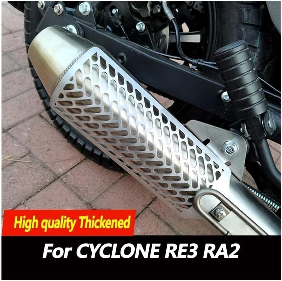 for Cyclone RE3 RA2 RE3 RE 3 Exhaust Pipe Insulation Cover Modification Exhaust Pipe Anti-Scald Cover Muffler Cover Guard Plate Heat Shield Wraps