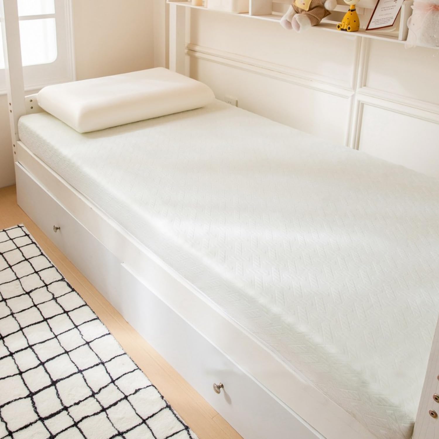 Gray/8cm,120 * 200cmFULL, Gel Memory Foam Futon Mattress Topper Thicken 4Cm/6Cm/8Cm Floor Futon Mattress Pad Breathable Comfort Sleeping Mat Skin Friendly Mattress Pad with Removable Cover