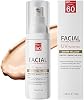 Tinted Sunscreen for Face SPF 60, Tinted SPF 60 Face Moisturiser for Sensitive Skin, Tinted Daily Facial Suncream, Light & Breathable, Non Greasy, Natural Coverage (1)