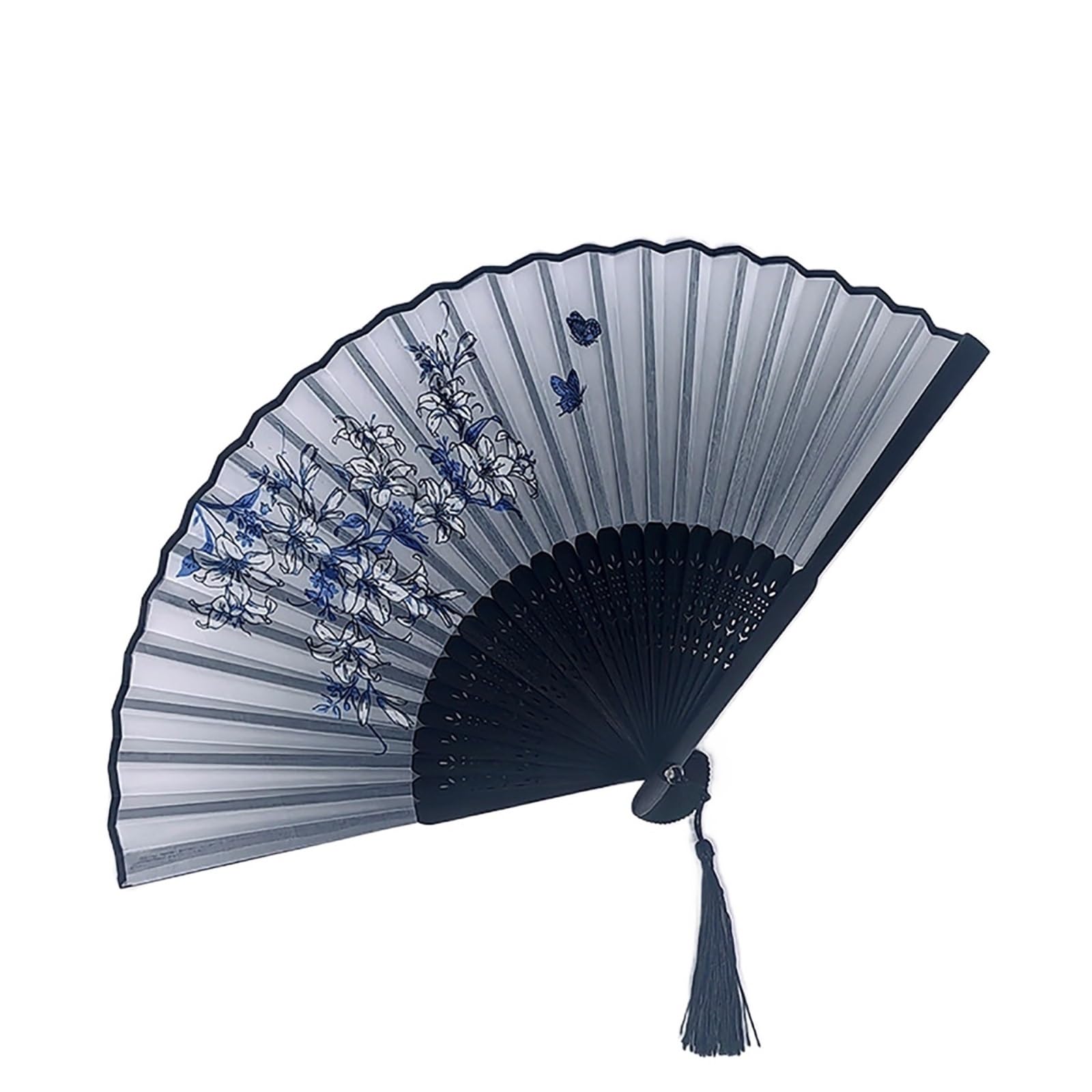 Dcuipg Color3 5Pcs Antique Folding Fan For Party