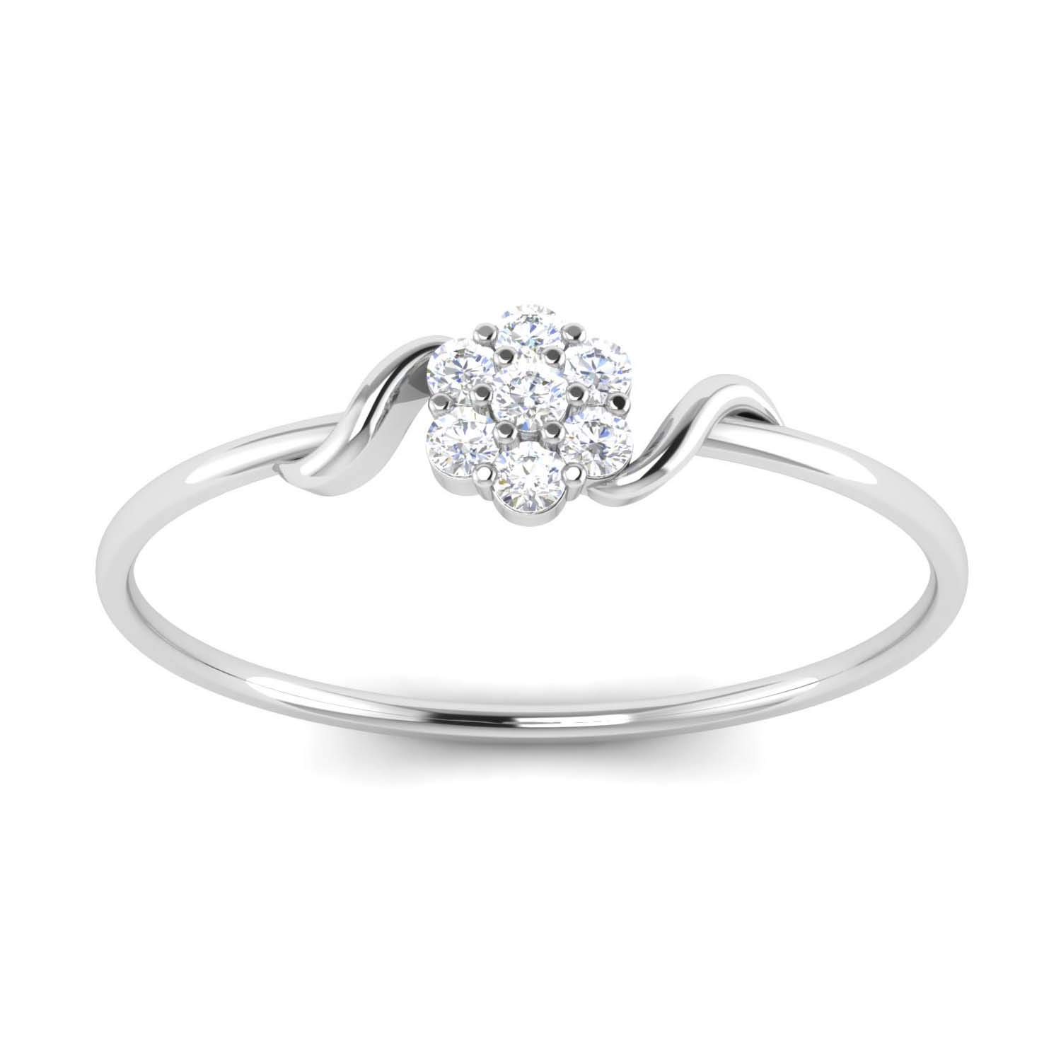AVSAR 14KT White Gold Ring for Women (B07JVF13S5) Amazon Price History, Amazon Price Tracker