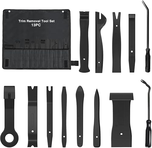 Miniatura 48 de GOOACC Kit de 5 piezas de herramientas para remover los clips de molduras de puertas y tablero de audio del automóvil sin rayar Azul