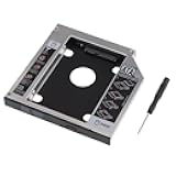 Universal SATA Hard Drive Caddy Adapter Tray Enclosures for DELL HP Lenovo ThinkPad ACER Gateway ASUS Sony Samsung MSI Laptop
