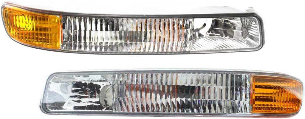 For 1999-2006 GMC Sierra 1500 Pair Park/Signal/Side Marker Lights Driver and Passenger Side Unit Includes signal/marker & running lamps; or C3 GM2520174 GM2521174 | 15199560, 15199561