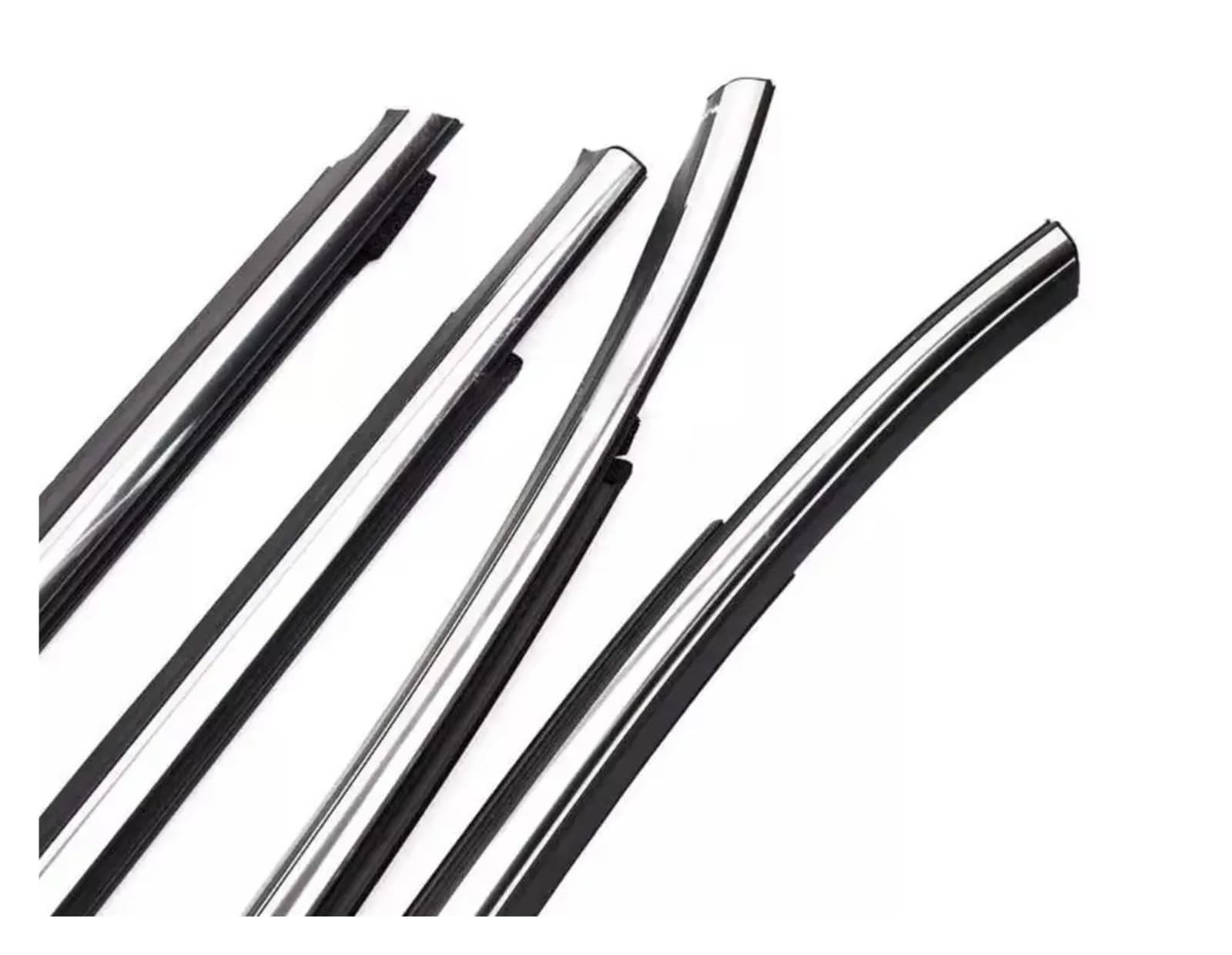 Pbqenxb One Color For Hyundai For Ix35 82210-2S000 Weatherstrip For Tucson For Lm 2Nd 2010-2013 Protector 4 Outside Chrome Windows Glass Rubber Outer Window Weatherstrip