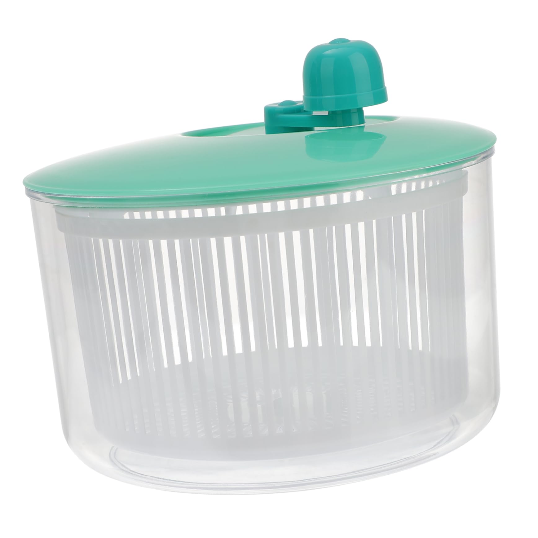 ABOOFAN Fruit Veggie Cleaning Dryer Odorless Salad Water Drainer Manual Fruit Dryer 2.5l Capacity Large Kitchen Drying Tool