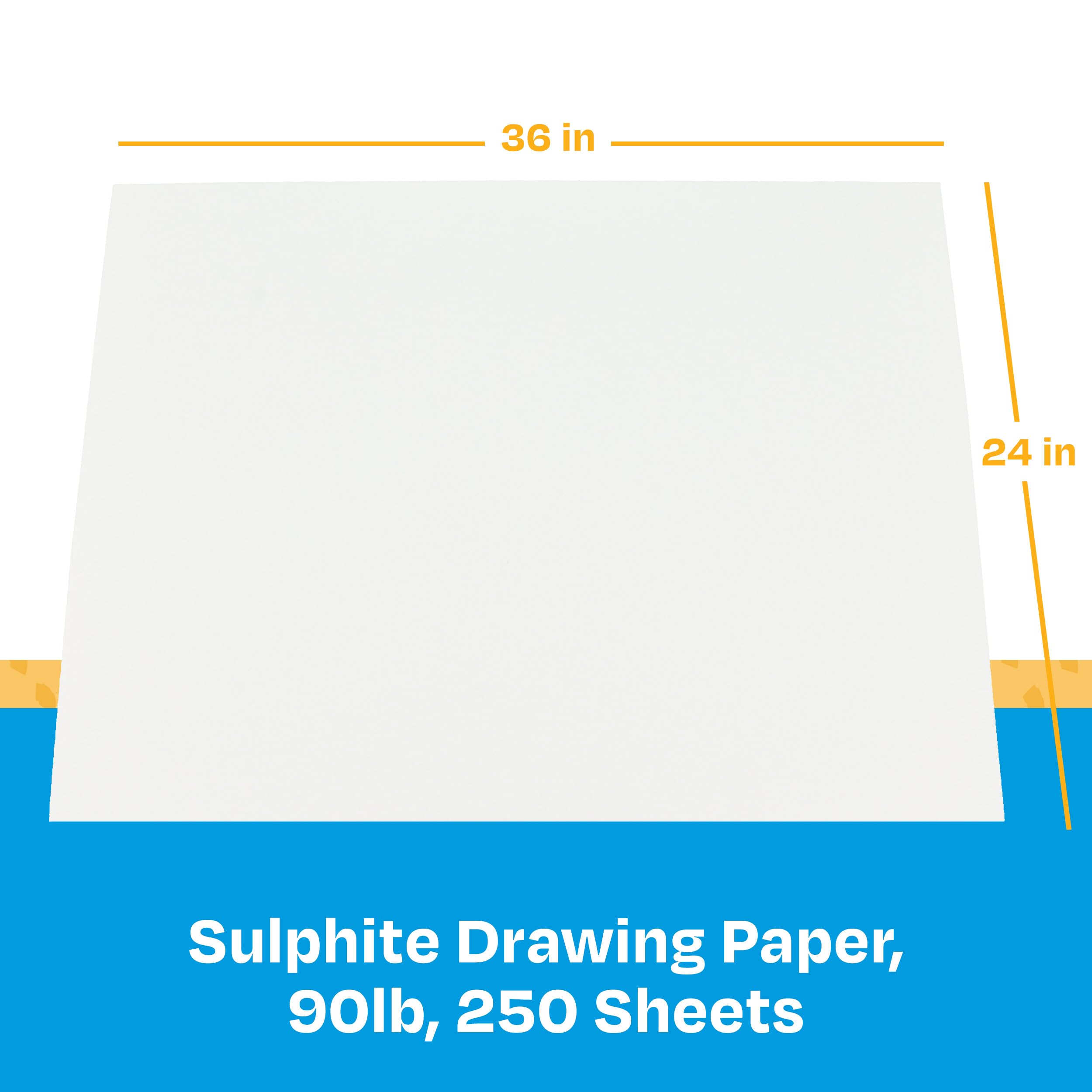 Amazon.com: Sax Sulphite Drawing Paper, 90 lb, 24 x 36 Inches