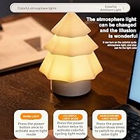 Vista 4 de Christmas Tree Aroma Diffuser 120ml For Aromatherapy And Humidifying With Color Changing Light For Home And Office