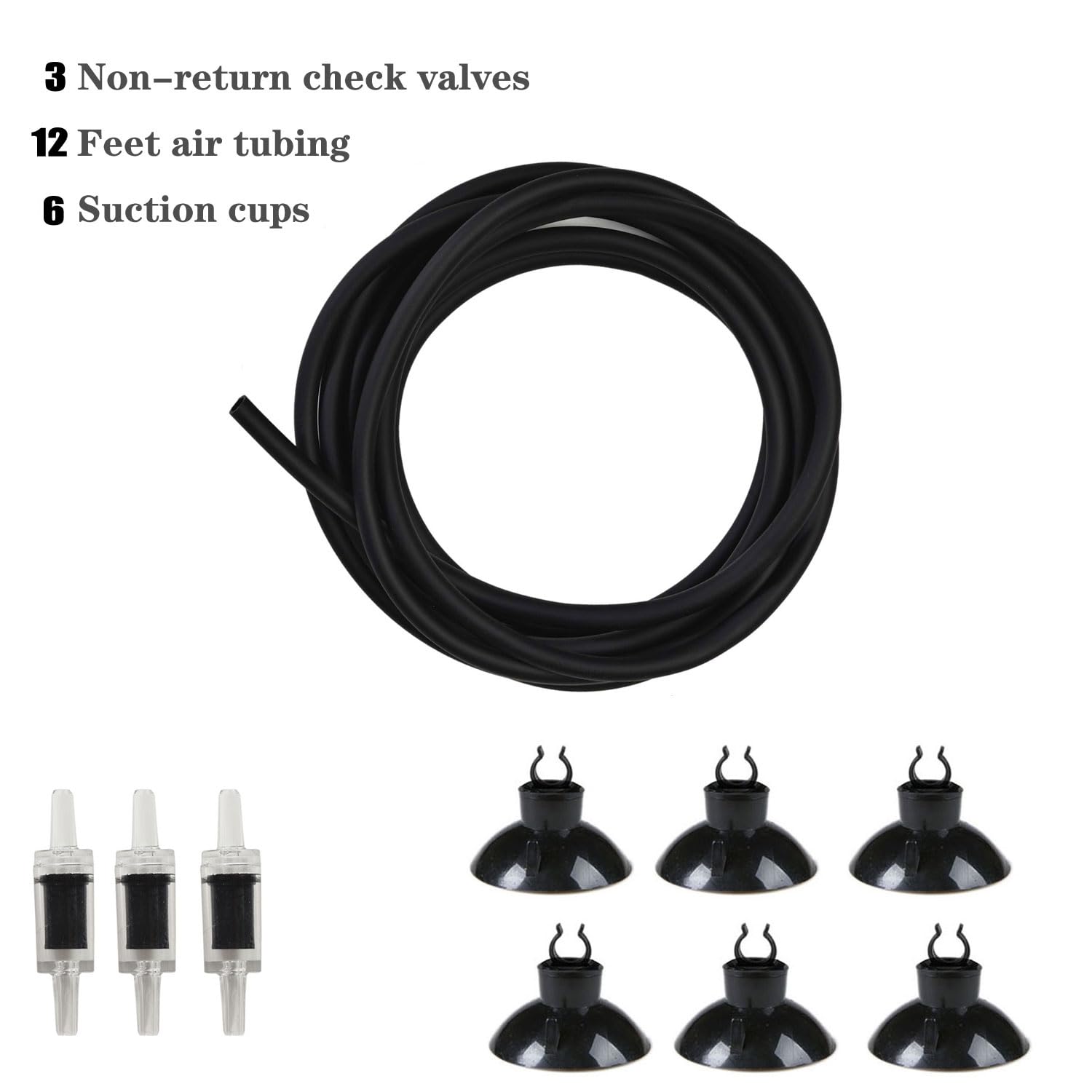 ALEGI Lot de 3 filtres éponge pour aquarium, 107 litres, filtre éponge silencieux avec pierre à air pour Betta Fry Crevettes et petits poissons