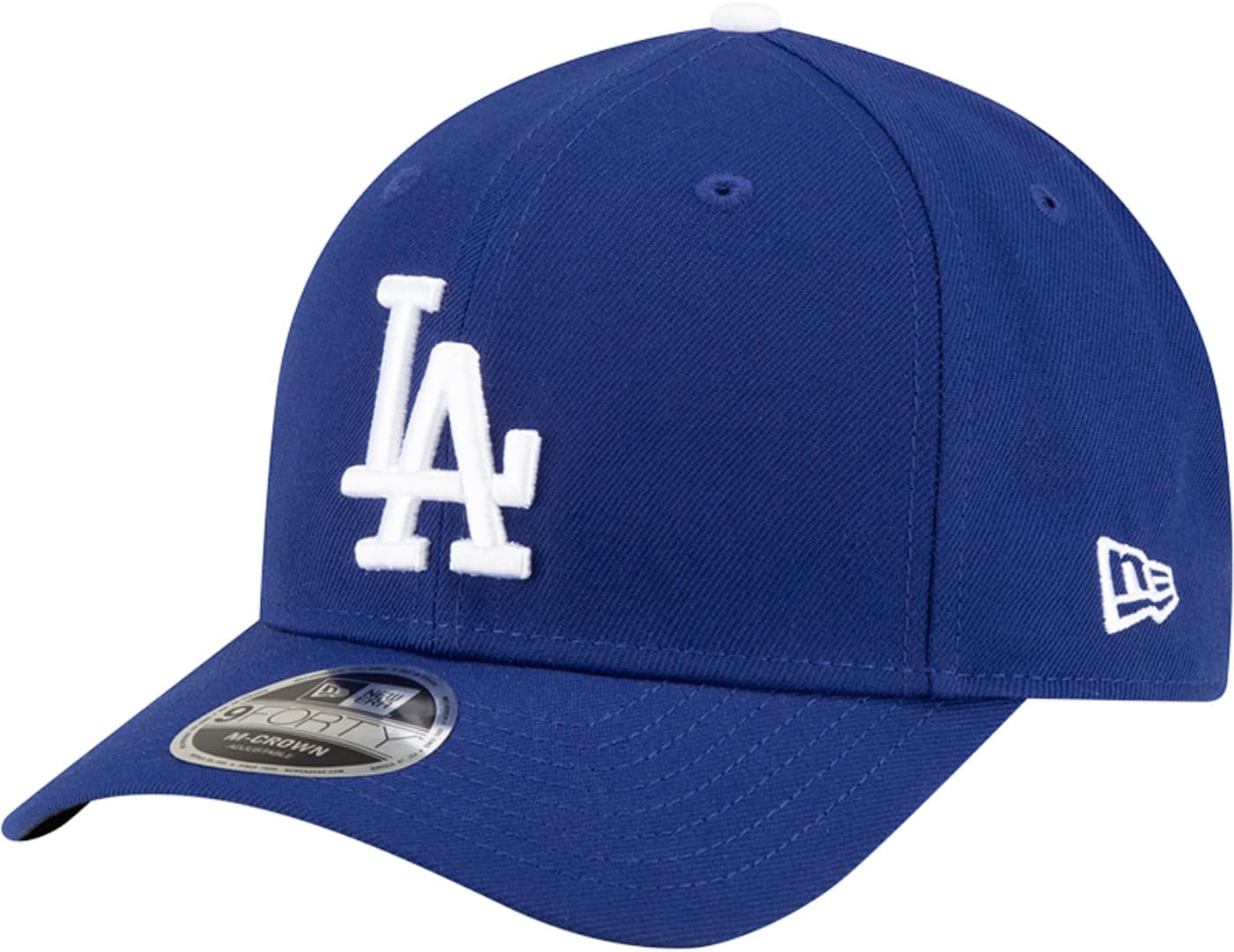 Adult Los Angeles Dodgers New Era Blue Player Replica 9FORTY M-Crown Style Adjustable Snapback Hat - Men's