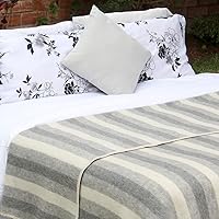 Vista 138 de Thick Alpaca Wool Blanket – Heavyweight Alpaca Wool Blanket for Camping Outdoors or Using Indoors Soft Peruvian Alpaca Wool Blankets