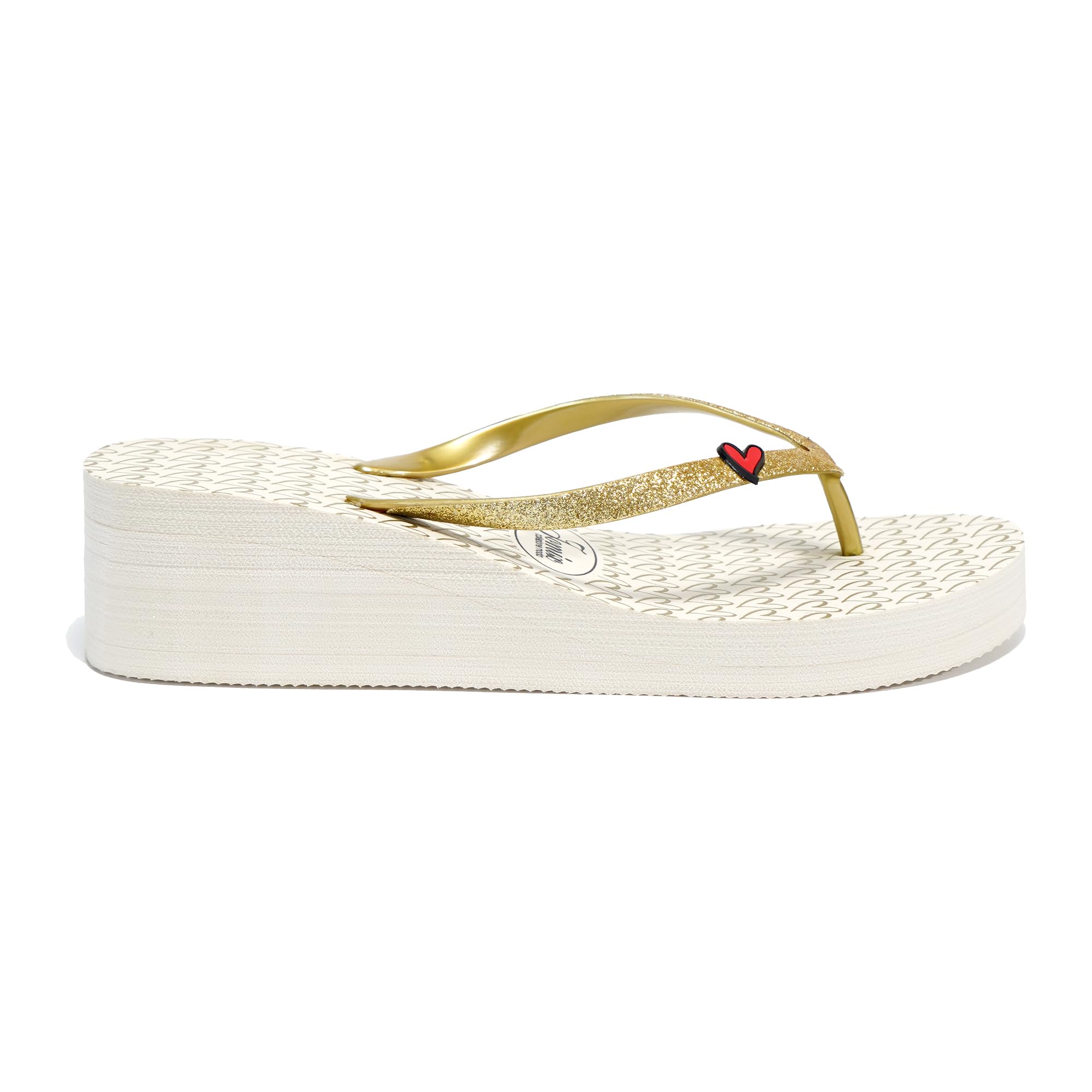 Tongs Pour Femme Avec Talon Compensé Confortables Antidérapantes Pour La Plage La Piscine Et L'été WWC260068FR