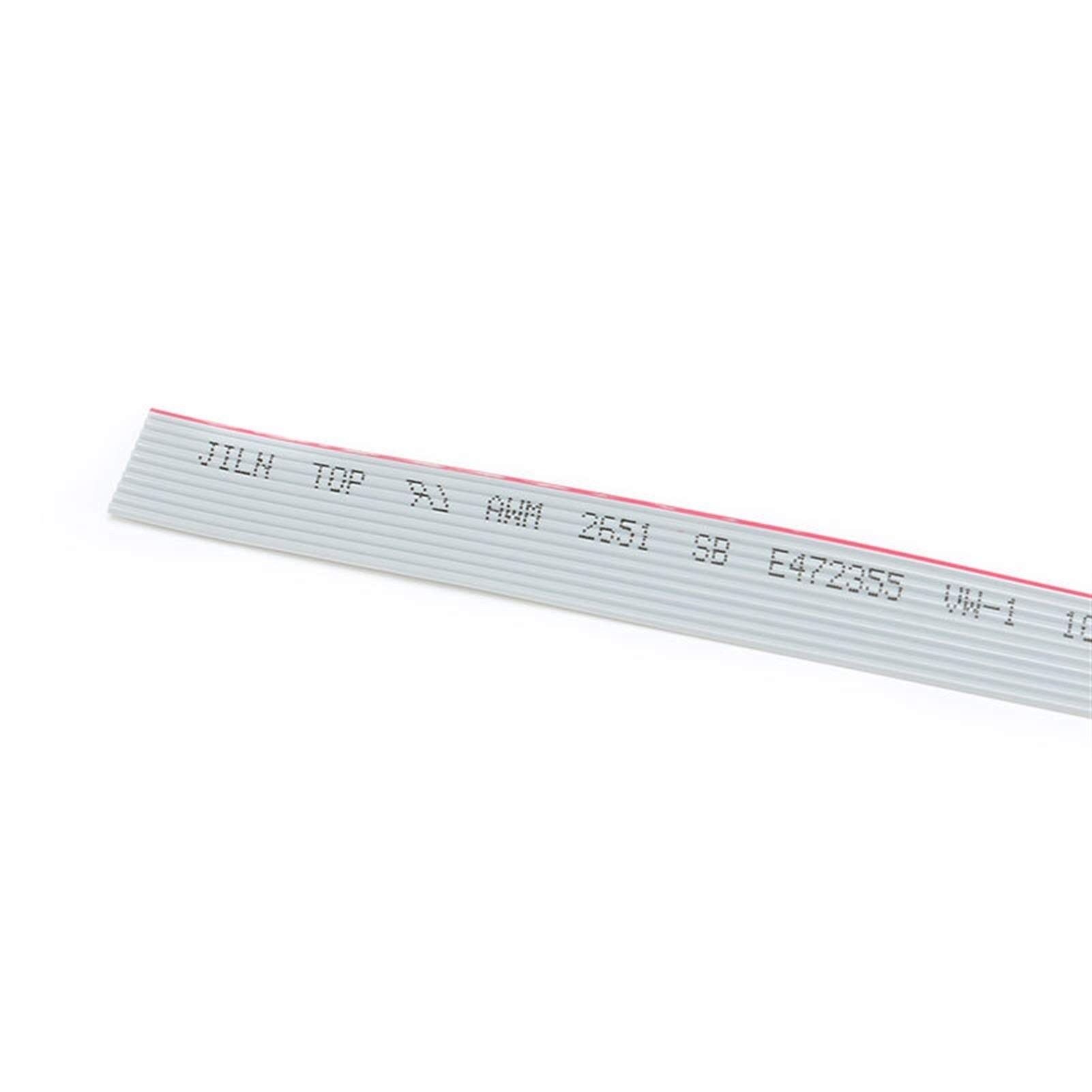 Flachbandkabel Grau UL2651 1,27 Mm Raster – 28 AWG, 10 Bis 60 Pins, 2/5/10 M Länge, Für IDC-Stecker