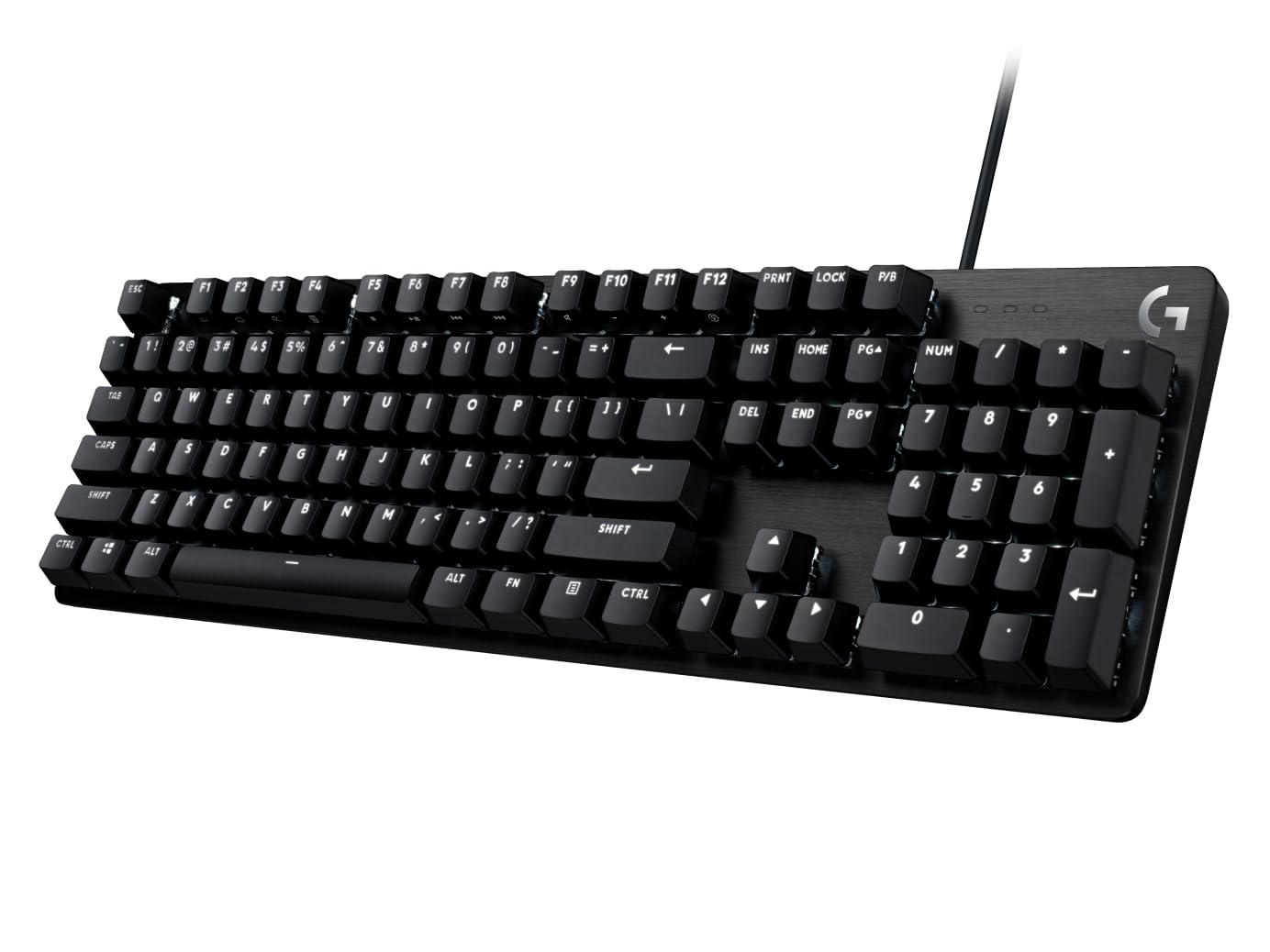 Logitech G413 SE Full-Size Mechanical Gaming Keyboard - Backlit Keyboard with Tactile Mechanical Switches, QWERTY Pan Nordic Layout - Black