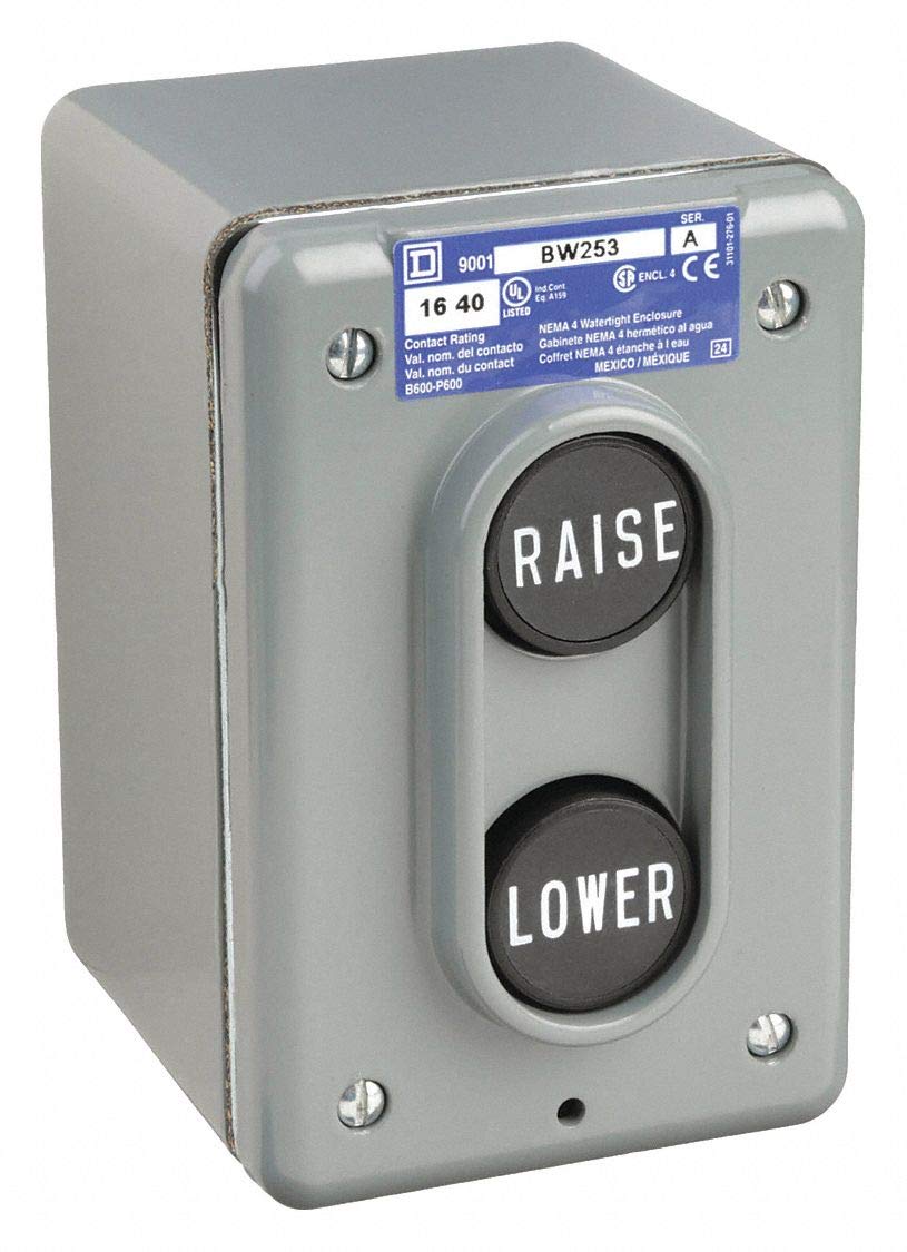 Square D Push Button Control Station, 2NO Contact Form, Number of