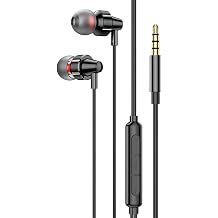 Zipax Huawei P20, P30 Lite, Y5p, Y6p, Y9s ile Uyumlu 3,5mm Mikrofonlu Kulakl k Az-HC-M90, Siyah