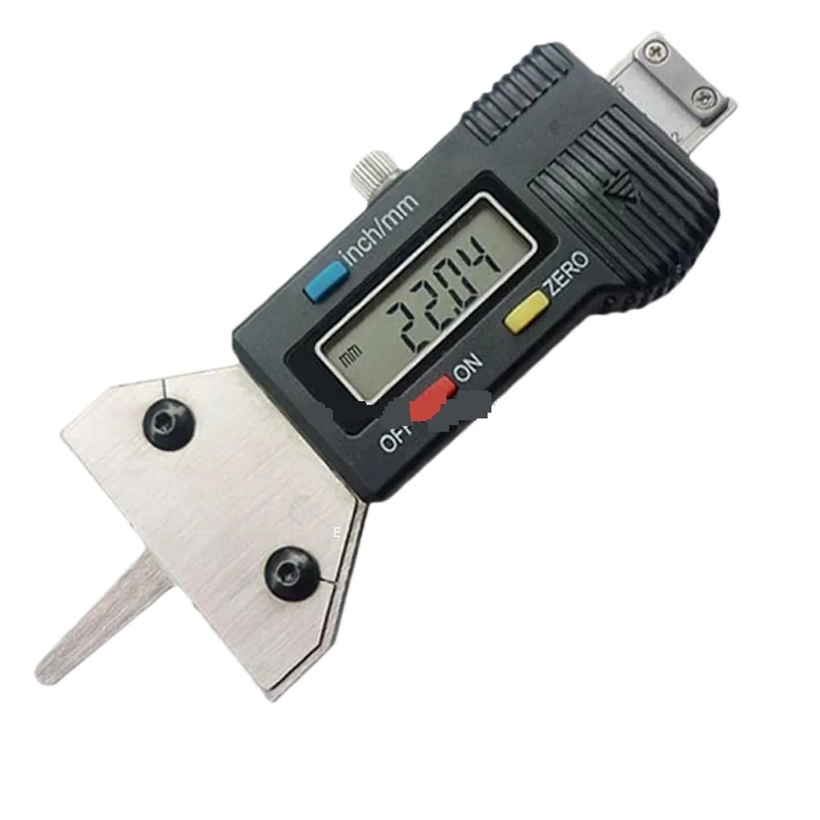 Samochód Ze Stali Nierdzewnej 0-25.4mm Cyfrowy Tester Głębokości Bieżnika Opon Miernik Narzędzie Pomiarowe Suwmiarka Wyświetlacz LCD Tpms Tire Monit Pomiar Precyzyjny(Stainless steel)