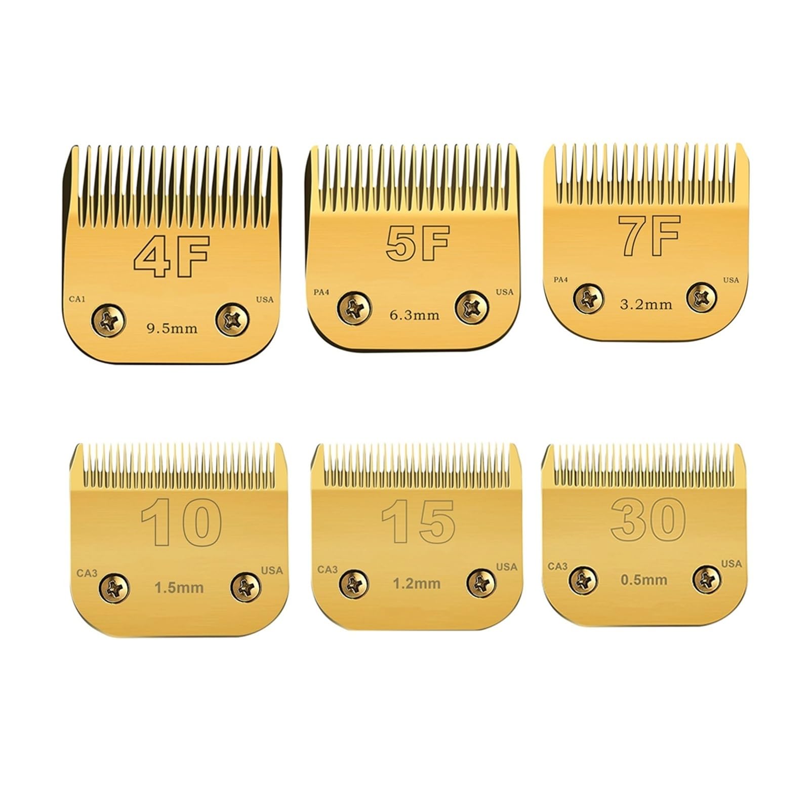 Compatibile For Andis, Compatibile For Oste, 10 15 4F 5F 7F Tosatrice | 10 15 4F 5F 7F Tosatrice Staccabile For Cani Da Compagnia Acciaio Al Carbonio Sharp , , Tosatrici Serie(9-2mm)