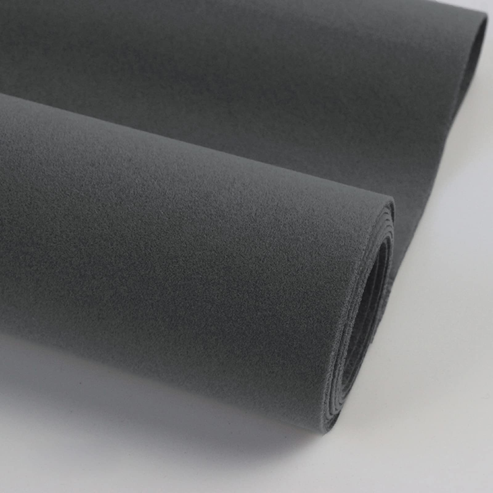 Autoadhesivo muebles pegatina forro, Papel adhesivo de tela fieltro autoadhesivo 150 cm ancho for cajones, aparadores y expositores joyas(Aqua Grey,1.5 * 5m)