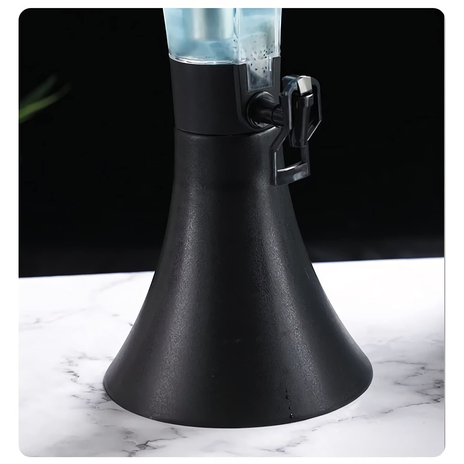 Torre per bevande 4 litri con icicle rimovibile in acciaio inox, erogatore per limonata, tè, acqua fredda, birra vino e altro ancora