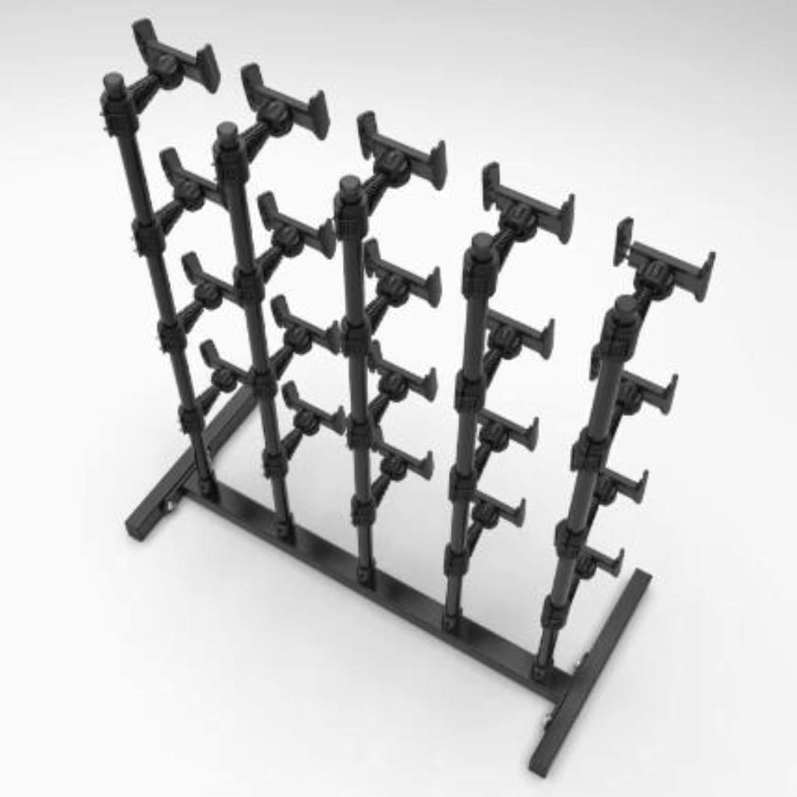 Generico Supporto Girevole Multi-Dispositivo per Cellulare, Supporto Multistrato da 60 cm per Streaming Live e videoconferenze, organizza Fino a 15 telefoni, Perfetto per creatori e Professionisti