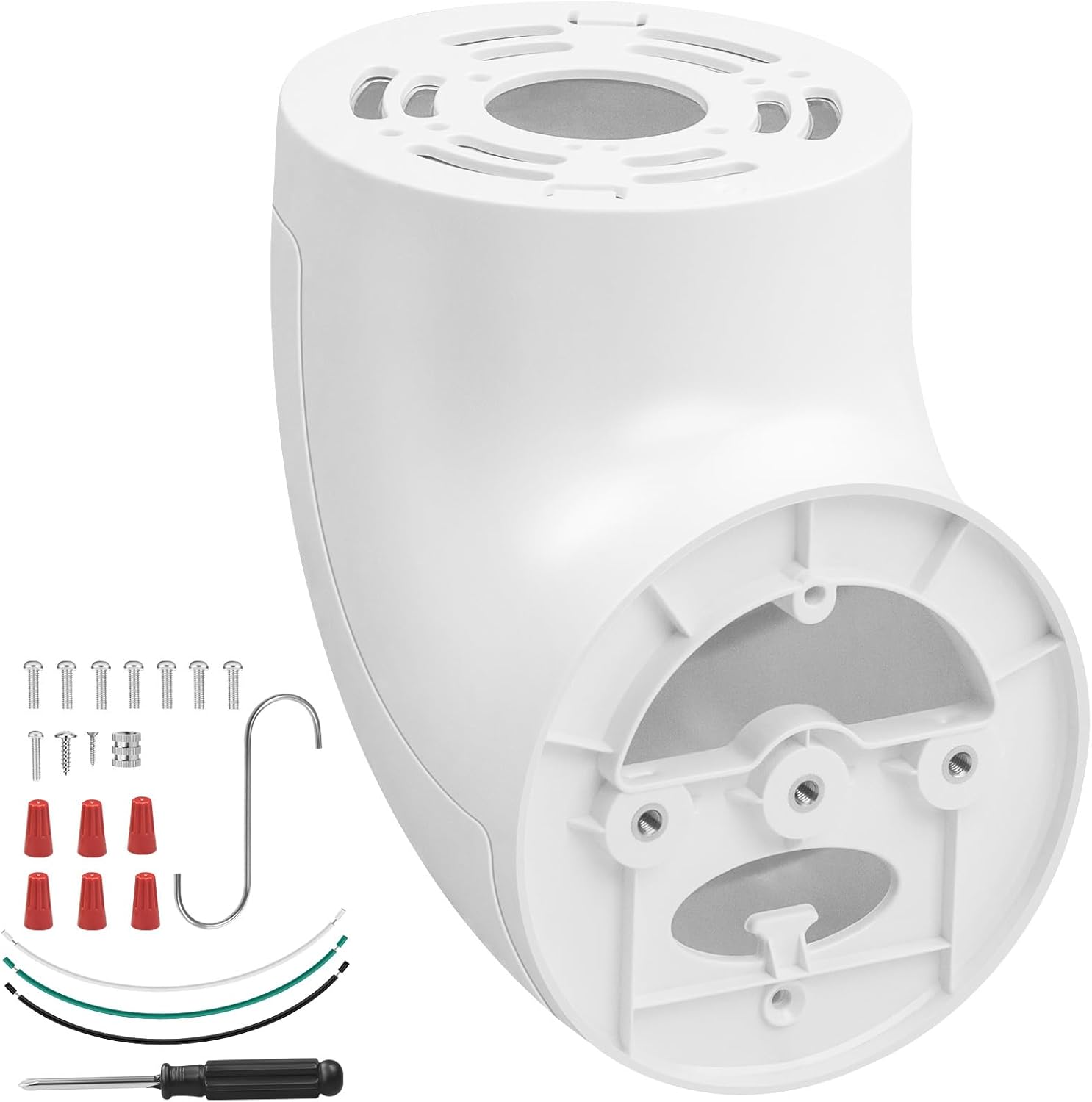 Eave Mount for Ring Floodlight Cam Wired Plus/Pro, Blink Wired Floodlight Camera, Wyze/Roku Floodlight Camera, White
