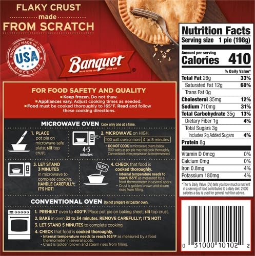 Banquet CLAVERIA Frozen Pot Pie Dinner thumb #2