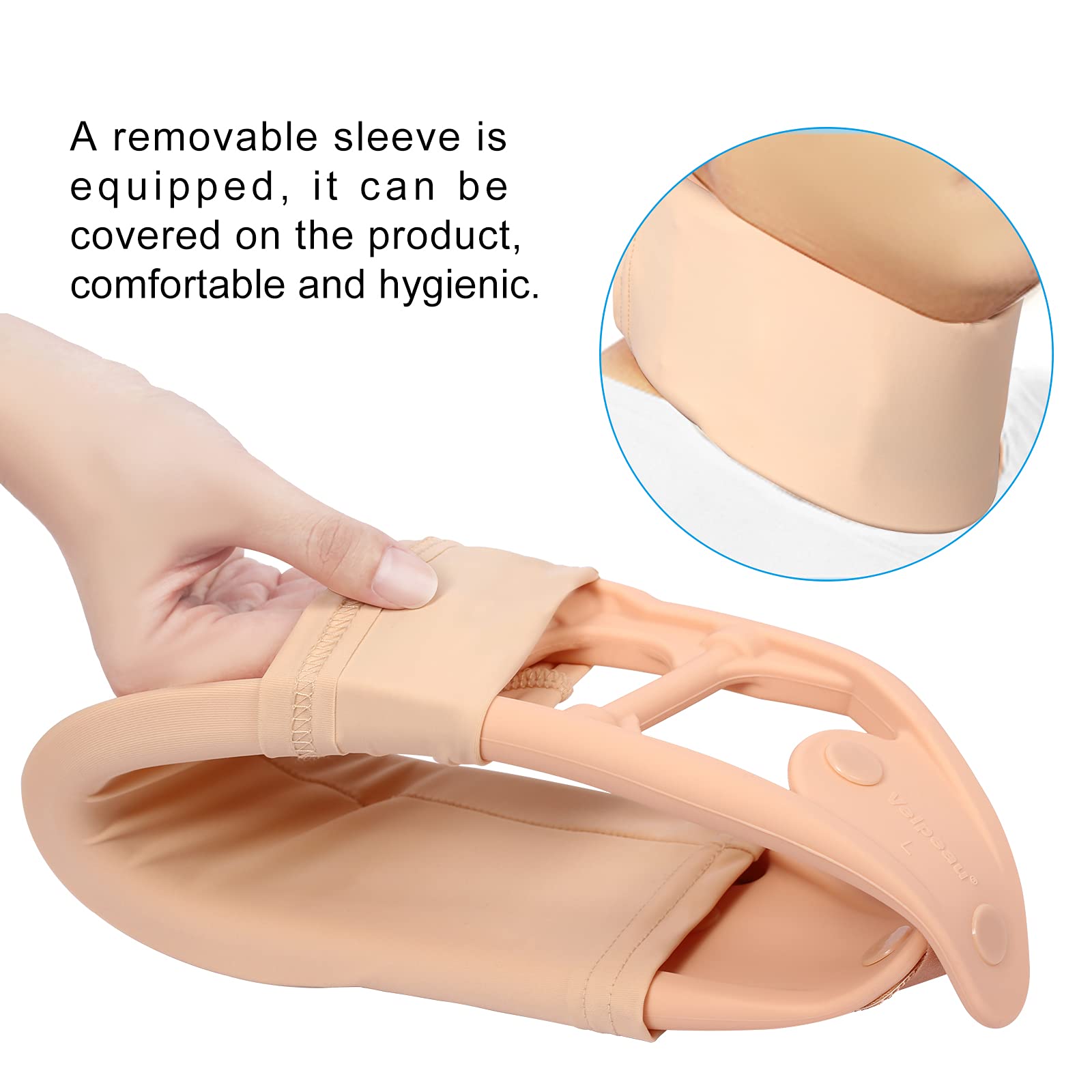 Collarín Cervical para El Dolor De Columna. Collarín De Silicona Suave Y Fresco para El Verano. Soporte Cervical. Se Puede Usar para Bañarse Y Lavarse con Champú.