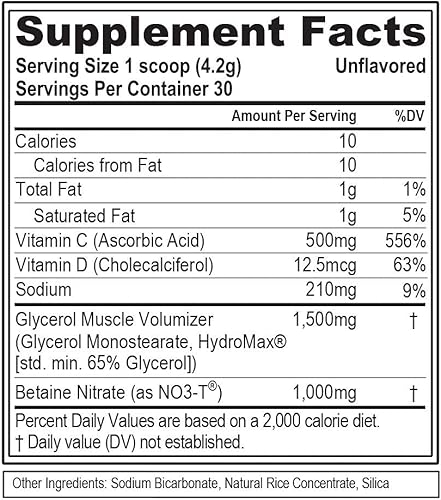 Miniatura 2 de Mejorador de óxido nítrico Evolution Nutrition Pump Mode para apoyo a los ejercicios intensos, rendimiento y vascularidad, 30 porciones, polvo sin