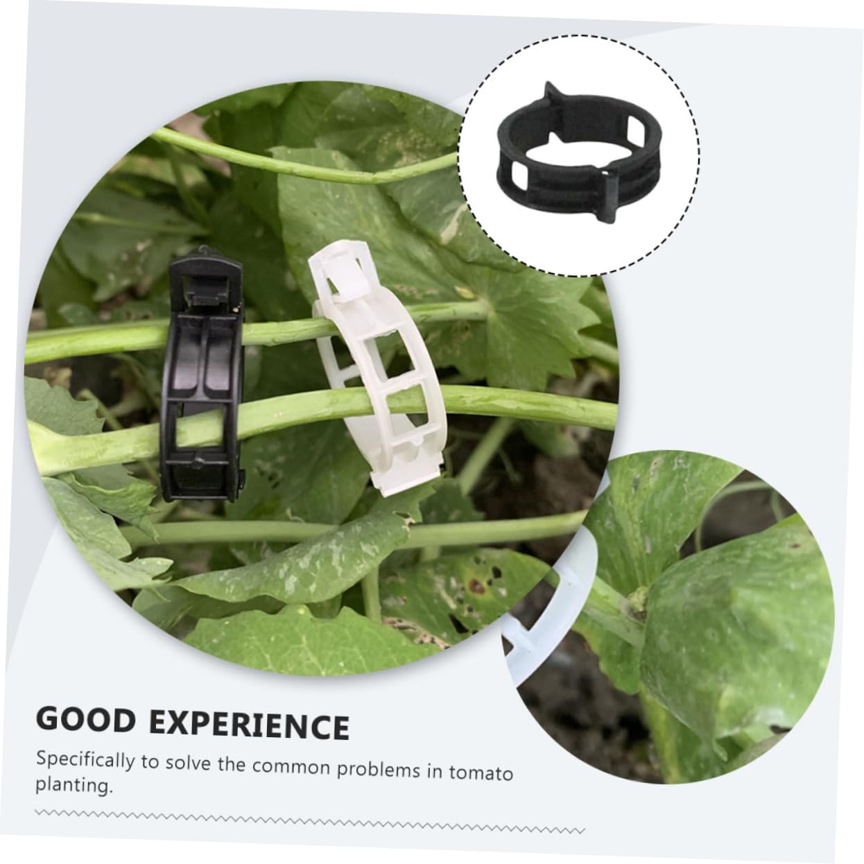 ifundom 500stücke Pflanzenclips Für Tomaten Flexible Pflanzenhalter Pflanzenklammern Material Unterstützung Von Gartenpflanzen Und Reduzierung Von Gewichtslast
