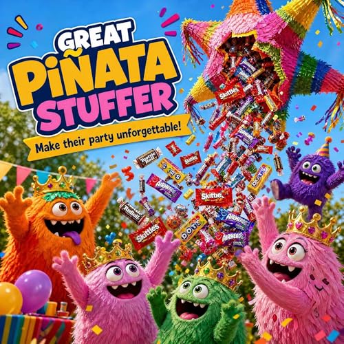 Image of Party Favor Candy Mix - 15 lb Stuffers Candy Bulk - Goodie Bag Stuffers for Kids Party Favors - Candy Variety Pack - Bulk Candy Bags - Bulk Candy Individually Wrapped Candies - Parade Candy - July 4th