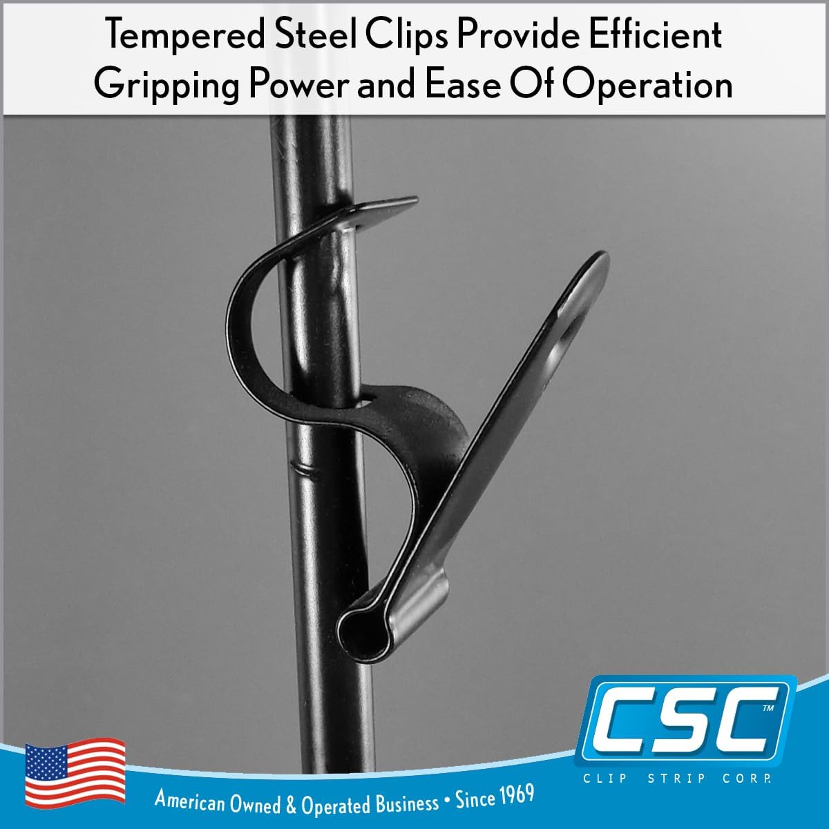 Clip Strip 10 Pack Metal Merchandising, 12 Heavy Duty Clips Display Chips, Snacks, Candy, Impulse Items in Retail Stores, Concession Stands, Party, Events, 31" L, Black Corp.