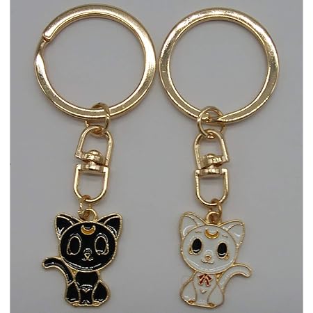 Amazon Co Jp かわいい 子猫 白猫 黒猫 仲良し ペア 小さな キーホルダー シューズ バッグ Amazon Co Jp かわいい 子猫 白猫 黒猫 仲良し ペア 小さな キーホルダー シューズ バッグ