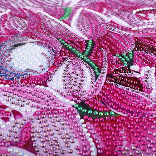 Leeofty DIY 5D Pintura Diamante Kits DIY Broca Pintura Diamante Needlework Pintura De Cristal Strass