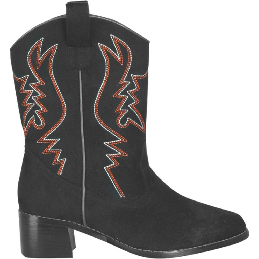 Adult Women's Black Cowgirl Boots (Sz: Small 5-6)