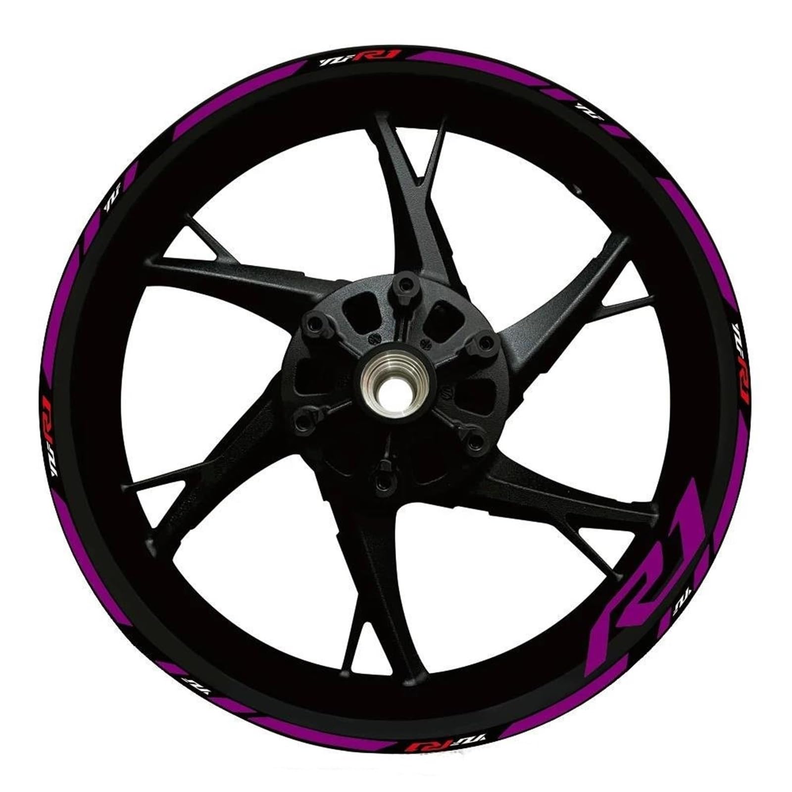 Wheel Stickers Motorcycle Reflective Wheel Decal for YZF R1 YZFR1 YZF-R1 Hub Stickers Rim Protector Kit Rim Reflective Decal