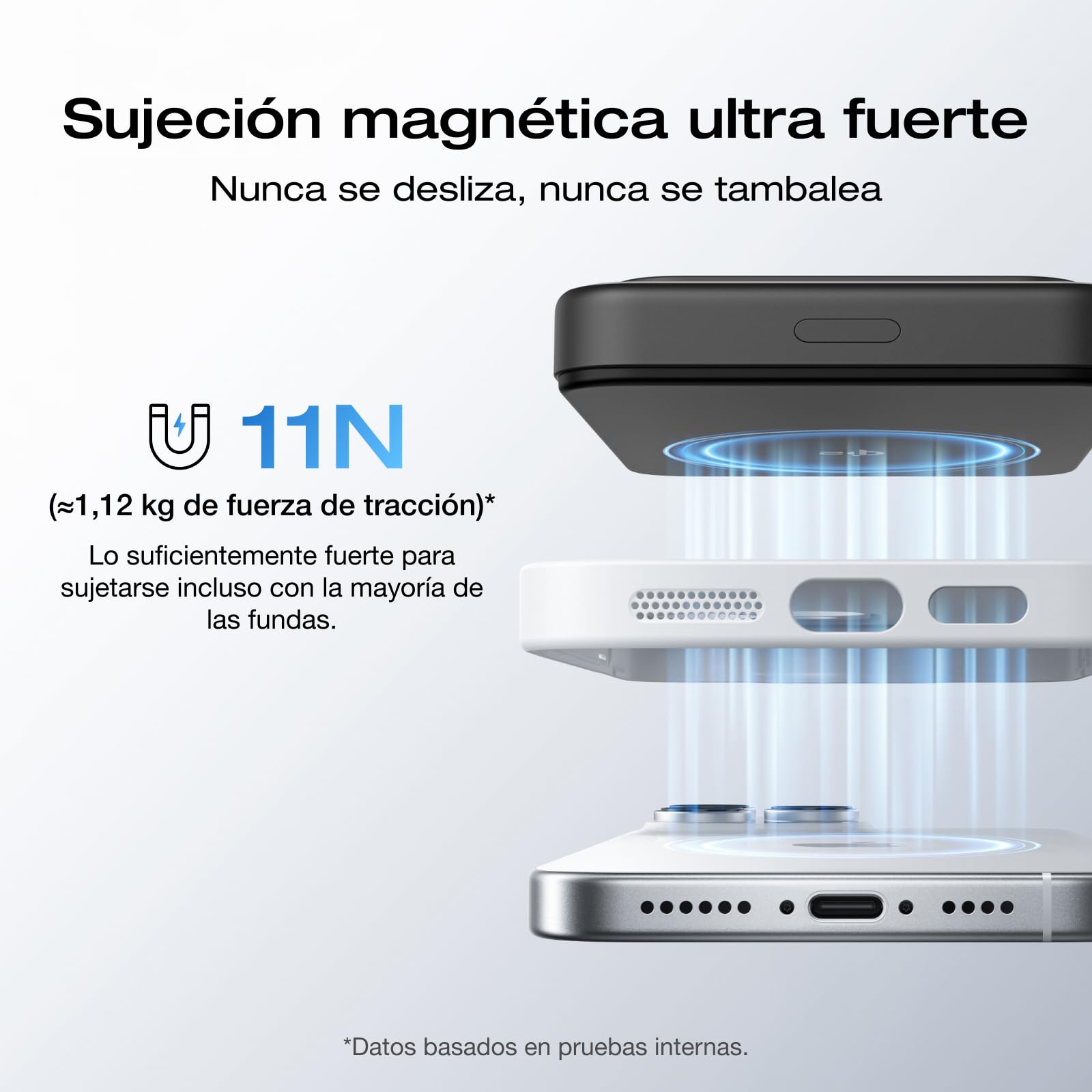 EcoFlow Rapid Mag Qi2 Powerbank magnético 10000mAh 15W certificado Qi2.0 batería externa magnética 36W cargador inalámbrico cargador rápido para iPhone 17/16/15 Pro Max negro