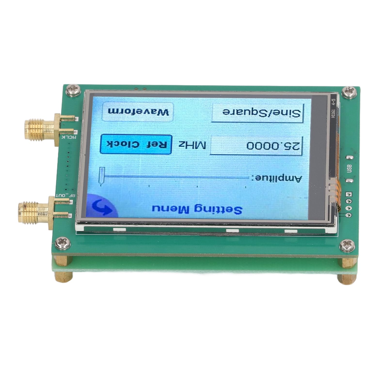 PolyGen HF-Signalgenerator im Bereich von 35 MHz bis 4,4 GHz mit Touchscreen-Steuerung, PC-Software im Lieferumfang enthalten, Wobbelfrequenzmodul mit Sinuswellenausgang und (ADF4351 35m‑4.4g)