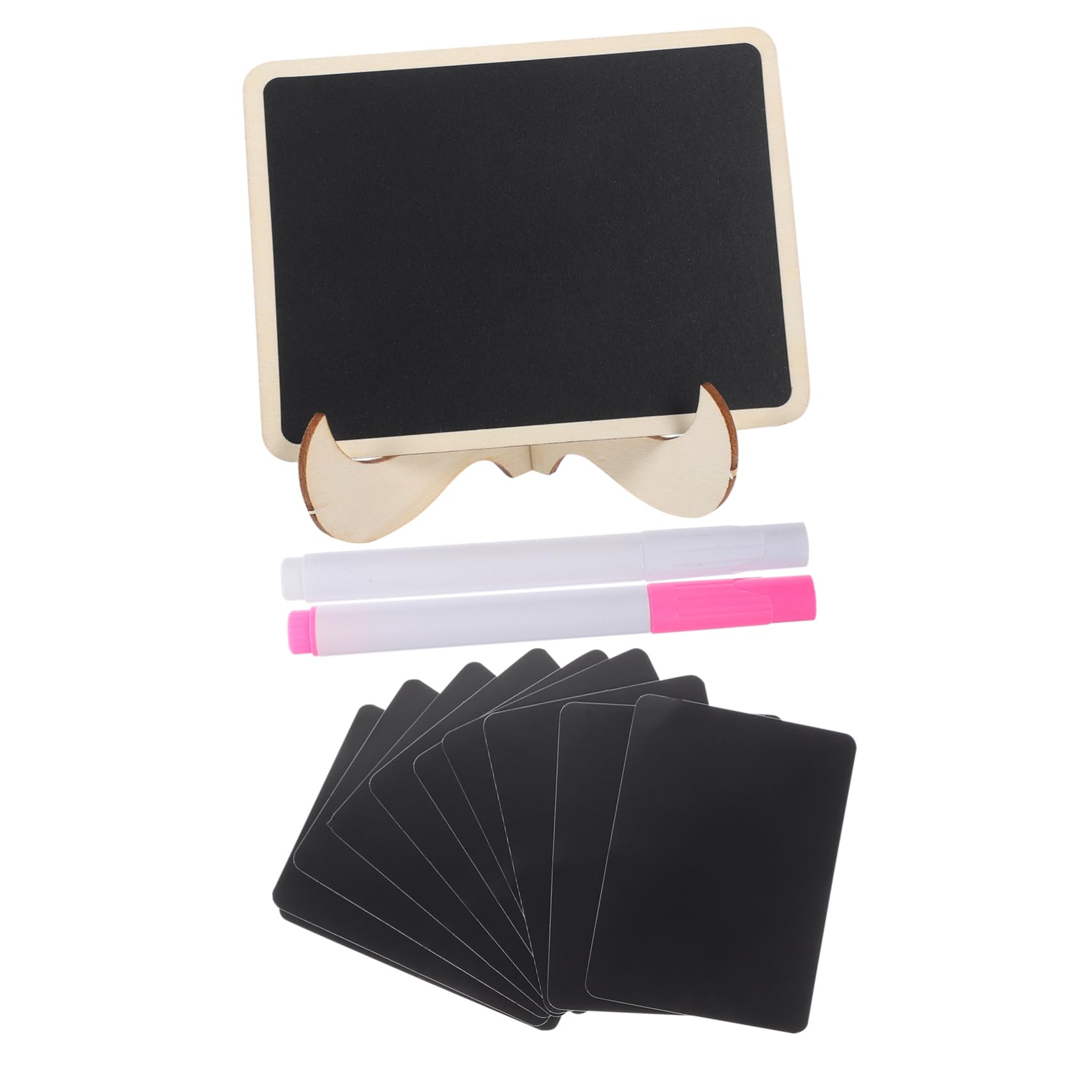 Uonlytech 5 Ensembles Ardoise Miniature Tableau Écriture pour Décorations Événements Spéciaux et Tableaux de Message de Ardoises avec Accessoires
