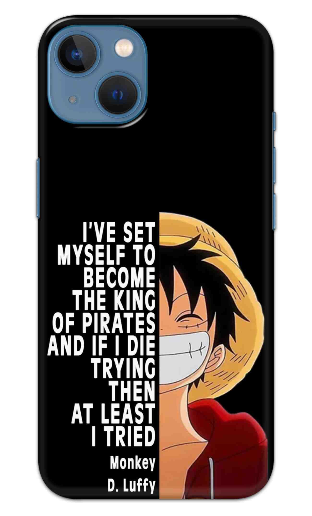 NDCOM iPhone 13 Back Cover - Durable and Sleek iPhone 13 Cover - Precision Fit i Phone 13 Cover for Maximum Protection Anime One Piece Monkey D. Luffy Printed Hard Case (B0CLYPFYJN) Amazon Price History, Amazon Price Tracker