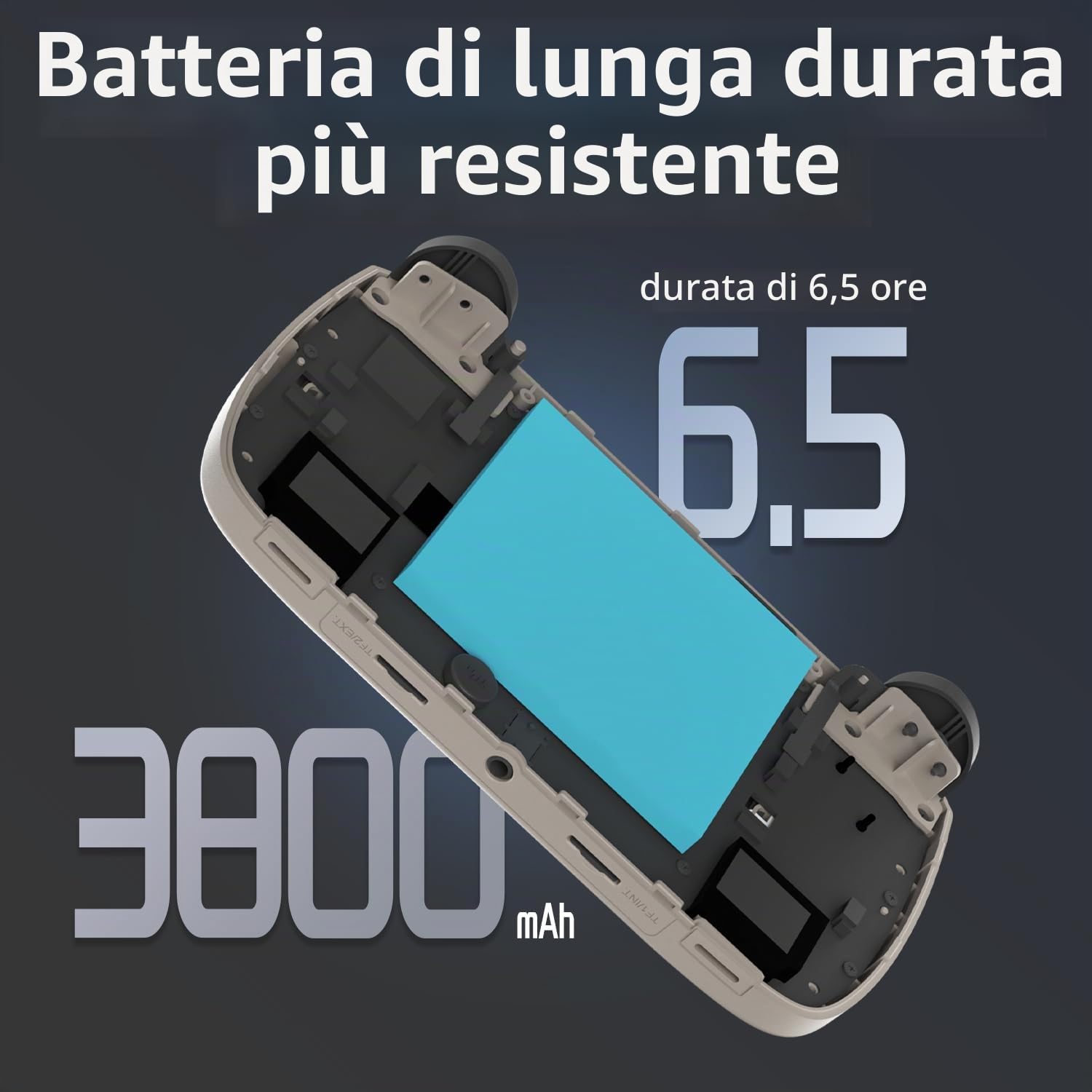 RG CubeXX - Console di gioco portatile retrò, schermo IPS da 3,95 pollici, sistema Linux, scheda TF 64G integrata, supporto uscita TV (grigio)