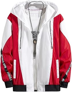 [ドアーズ] ブルゾン メンズ アウター 配色 フード付き ストリート ジップアップ アウトドア 春 秋