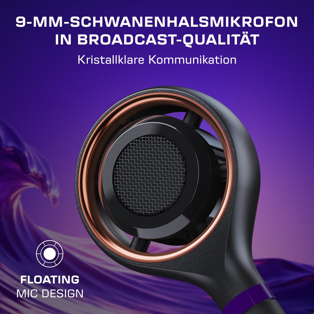 Turtle Beach Stealth Pro II Wireless Premium Gaming-Headset für PC, PS5, PS4 – zertifiziertes Hi-Res 24-bit Audio, Dolby Atmos Spatial Audio, Geräuschunterdrückung, Schwarz