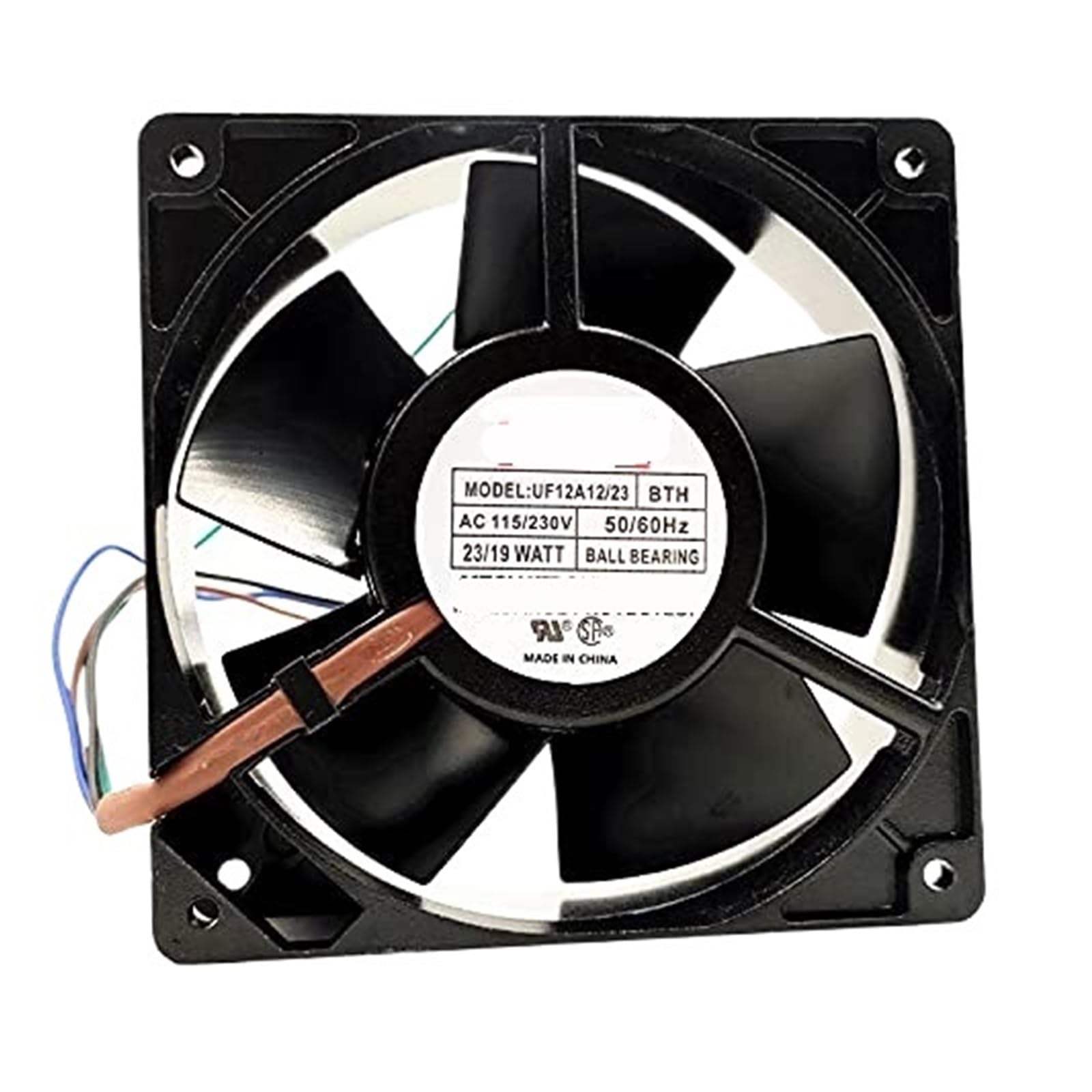 CXDFRSER Fan UF12A12/23BTH AC 115/230V 12038 12CM 23/19W 4 wire