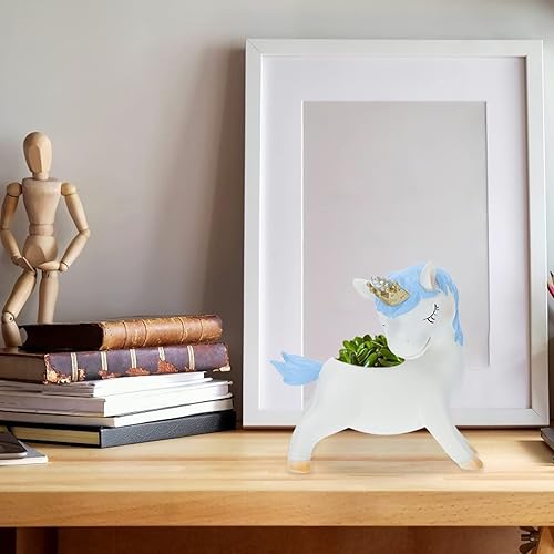 Miniatura 9 de DOITOOL Maceta para exteriores, maceta de resina, maceta decorativa para jardín, bonsái, soporte para plantas de escritorio en casa, oficina,