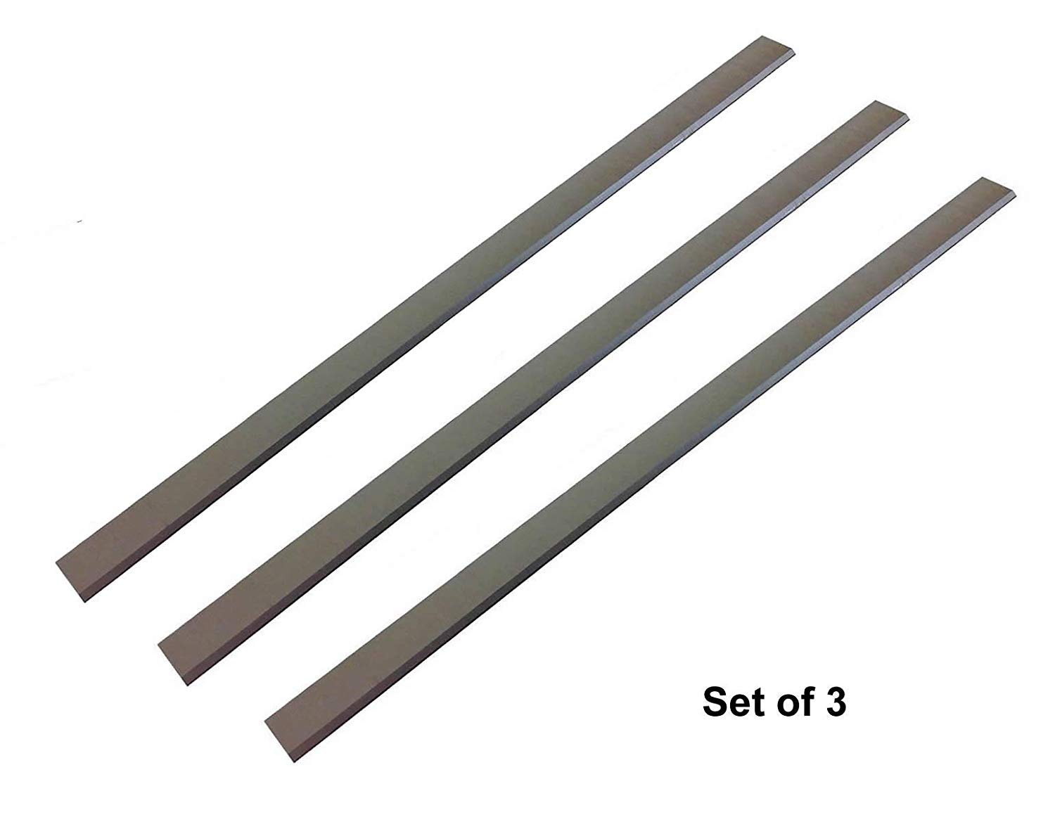 13-1/16 x 5/8 x 1/8 HSS Planer Blade for Jet JPM-13 708366/JPM-13-K, Delta, Grizzly 13" Planer - Set of 3