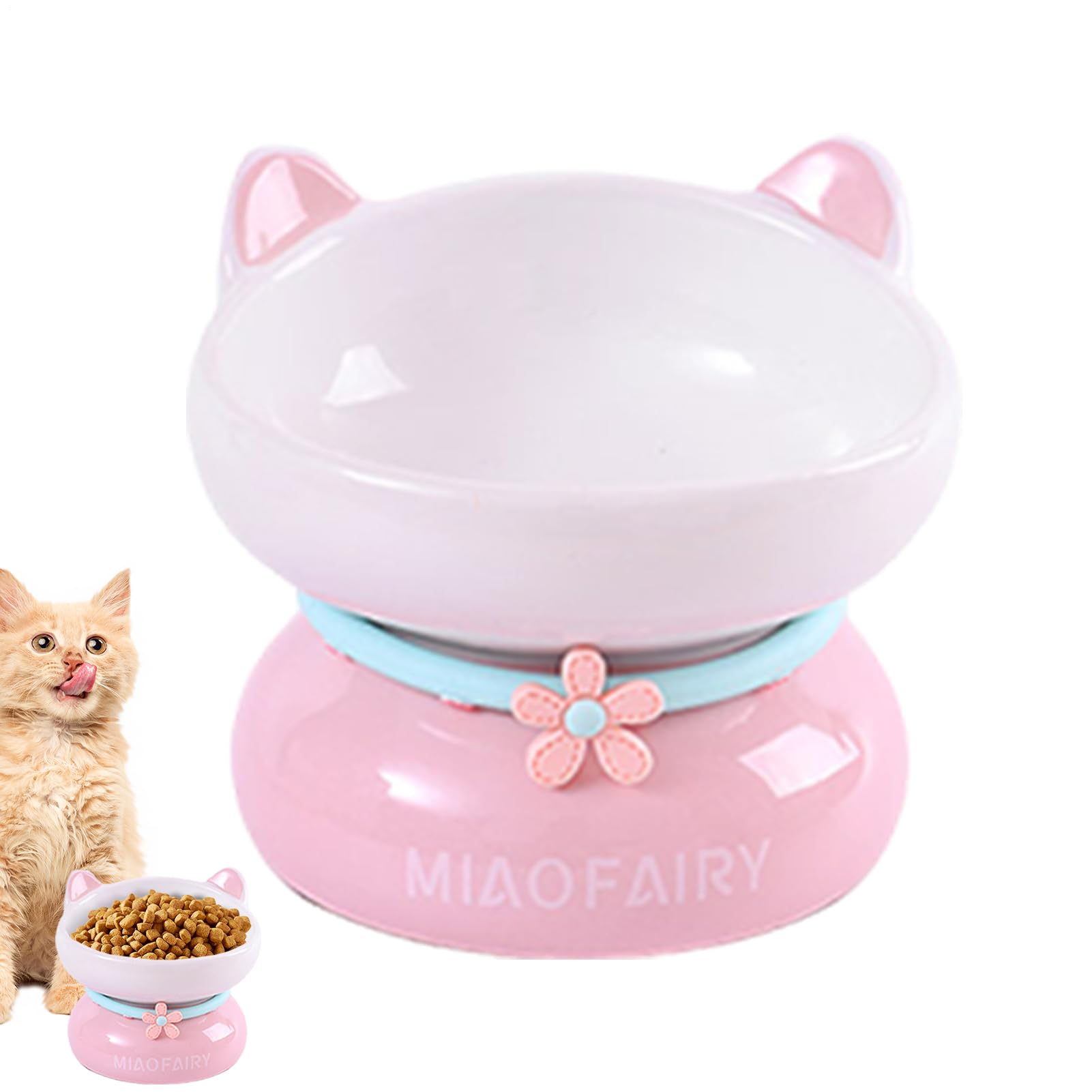 Gamelle pour chat en céramique – Gamelle anti-retour avec bouche inclinée