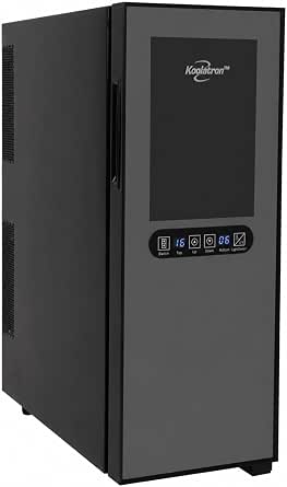Koolatron 12-Bottle Dual-Zone Thermoelectric Wine Cooler