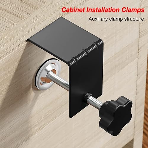 Miniatura 6 de 4 abrazaderas en C, abrazaderas de instalación delanteras de cajones, abrazaderas de acero laminado en frío para carpintería, se pueden utilizar